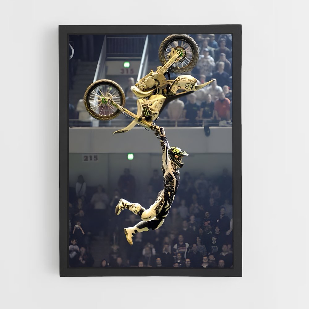 Poster Trickster en L'air – affiche Motocross freestyle (vue 2)